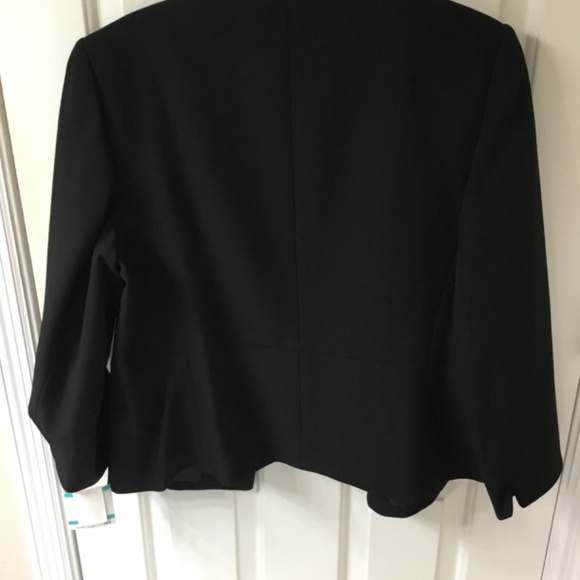 Kasper Black Dress and Short Jacket, Jacket Is NWT, SZ 16 - Picture 7 of 10